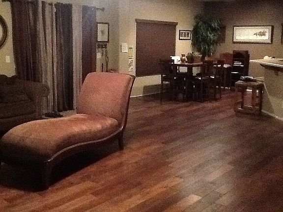 open living/dining room