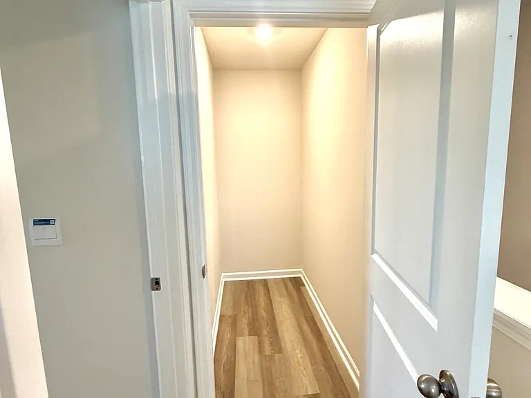 closet space on second level.