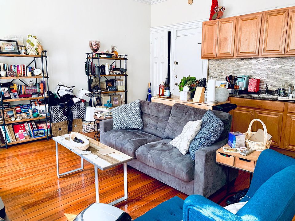 Living room and kitchen
