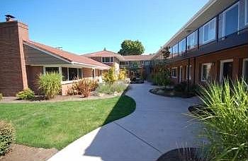 Older picture, when landscaping was less mature.