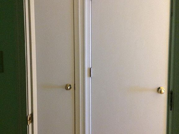 2 hall closets upstairs