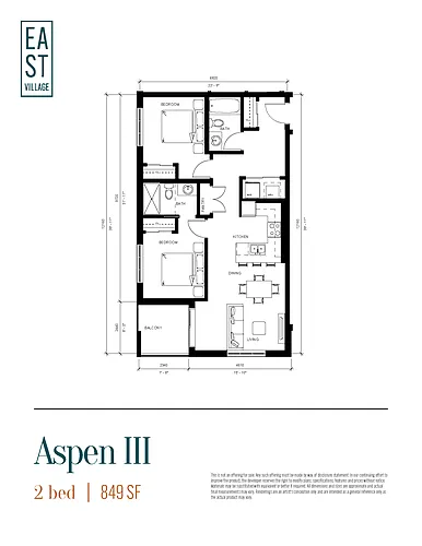 Floor plan Aspen I