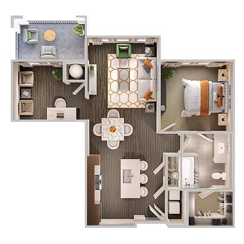 Floor plan A4DA