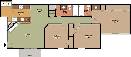 Floor plan The Oak Classic