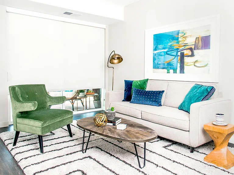 One-Bedroom Apartment Living Room