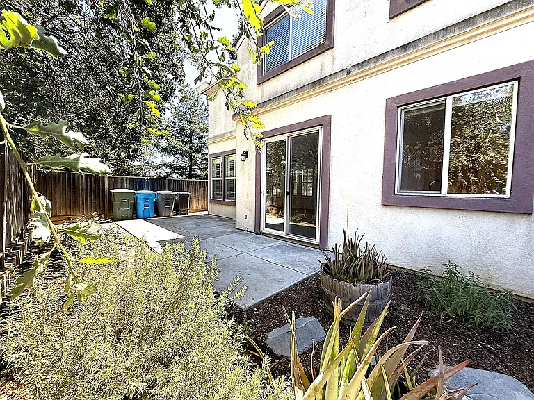 Fully Fenced Backyard with Low Maintenance Landscaping