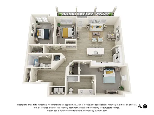 Floor plan C1M - ADA