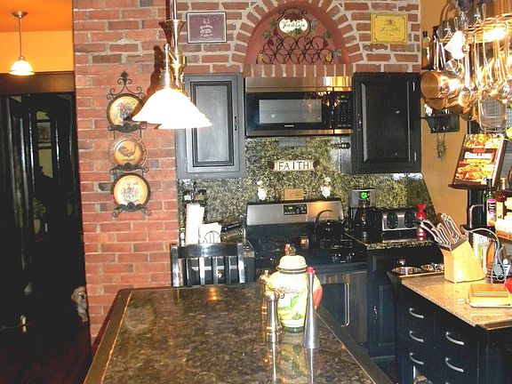 Real Brick Arch/Wine Rack