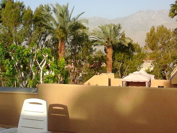 view from balcony