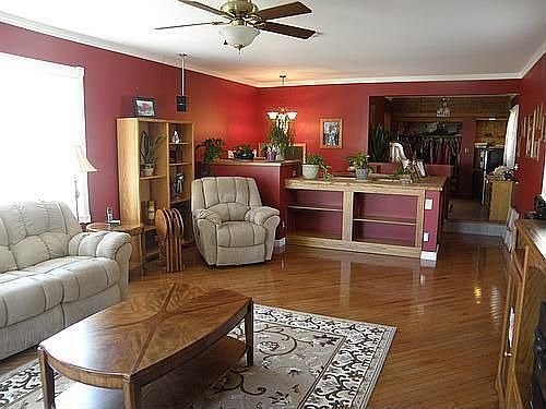 family room from patio doors
