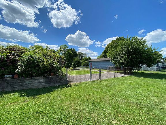Fenced-in backyard 