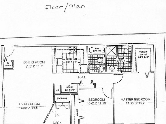 Floor Plan of Unit