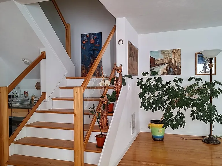 Stairs to second level