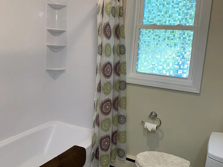 First floor full bath.