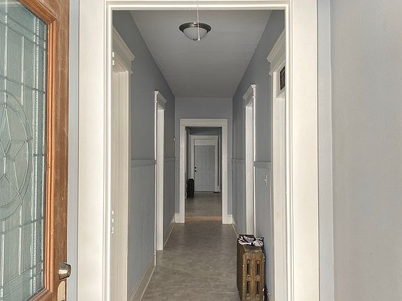 Hallway, front to back