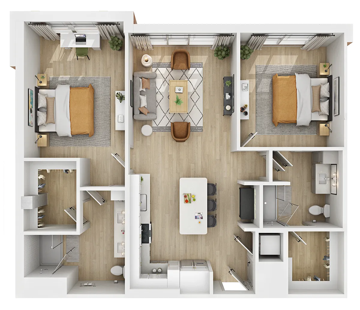 Floor plan B6