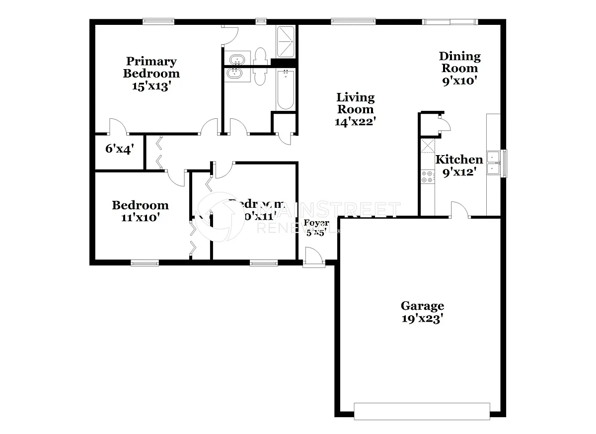 Floor Plan - 2114 N Comanche Dr