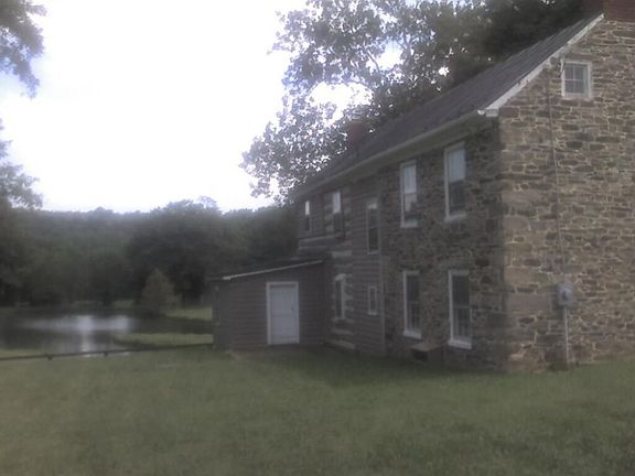 Rear of home, lake