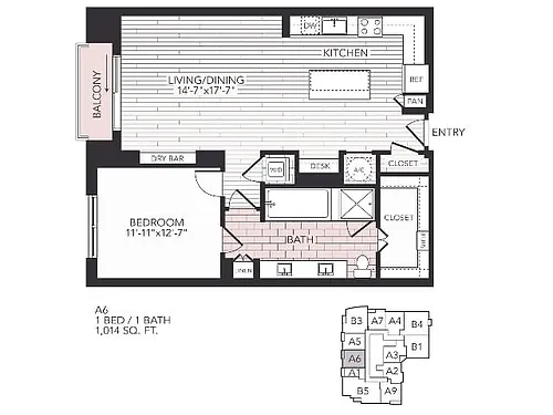 Floor plan A6