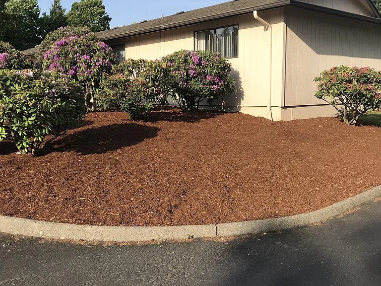 Landscaping included