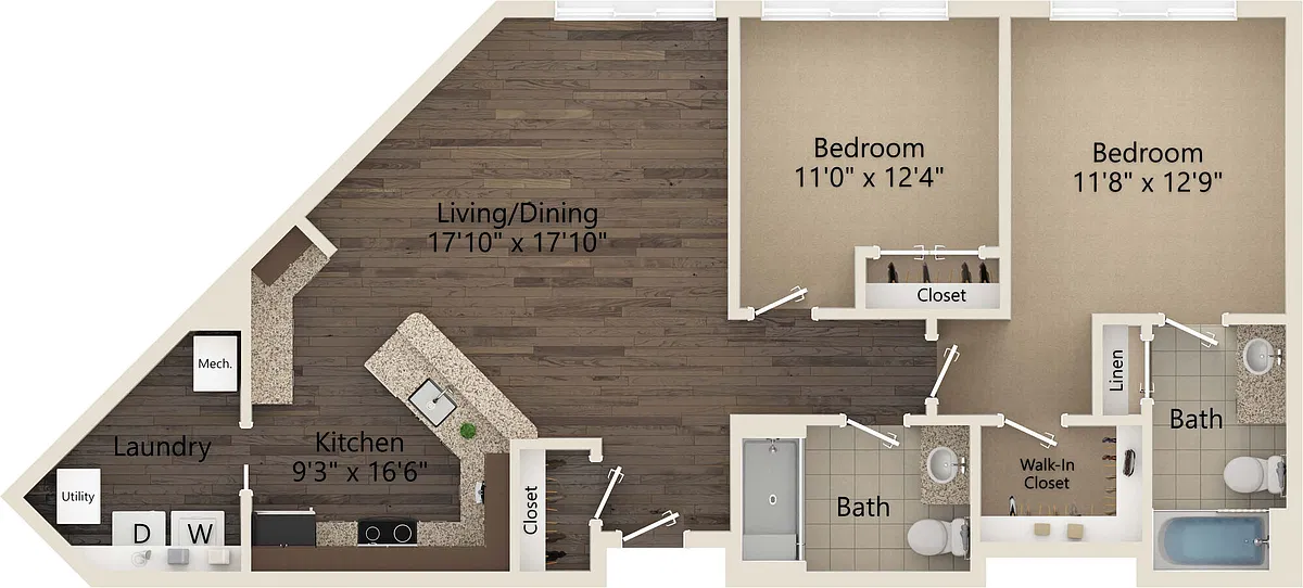 Floor plan Caldwell