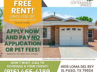 4616 Loma Del Rey Cir, El Paso, TX 79934