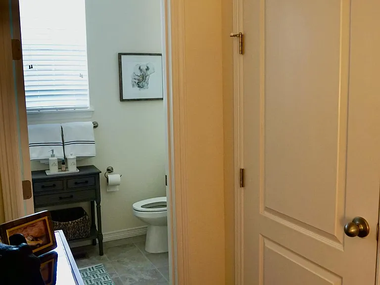 1st floor full bathroom (closet)