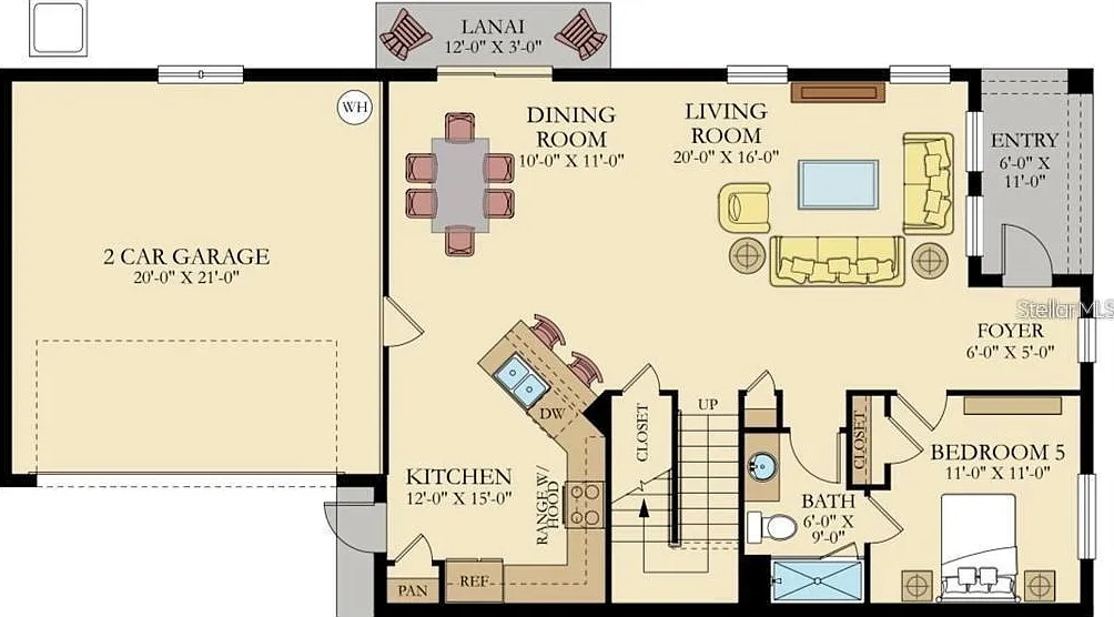 5 bed, 3.0 bath, 2522 sqft, $2,850 — Photo 3