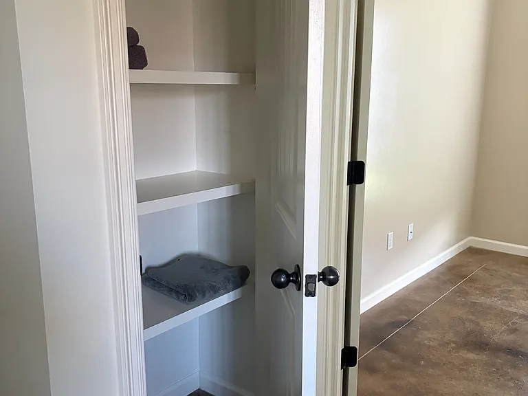 Ample storage and closets