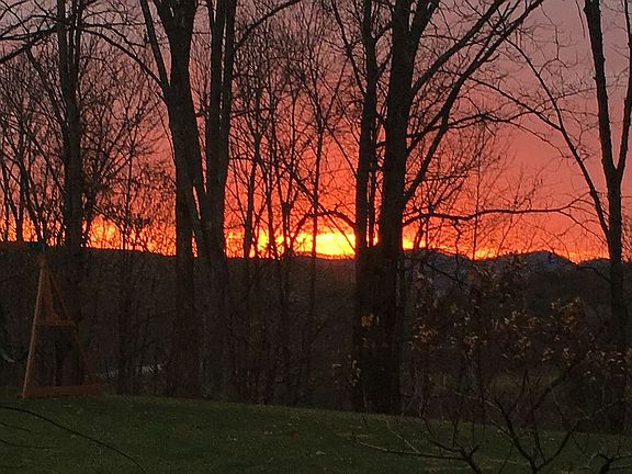 Sunset from the backyard