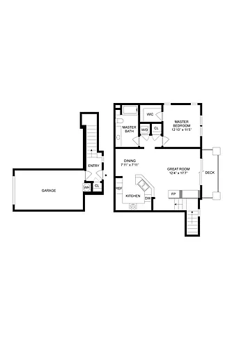 Floor plan 1B