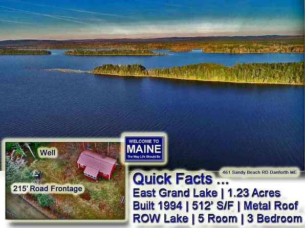 461 Sandy Beach Road, Danforth, ME 04424