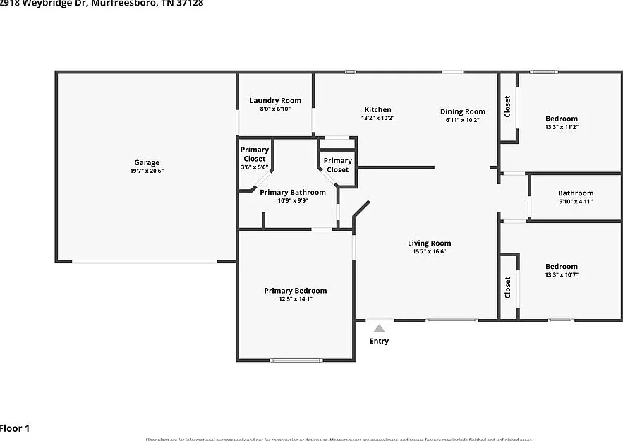 3 bed, 2.0 bath, 1302 sqft, $2,130 — Photo 2