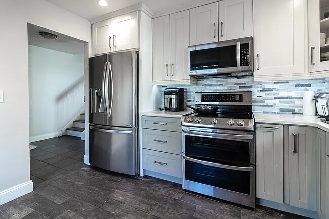 Kitchen with a small dining area if you want