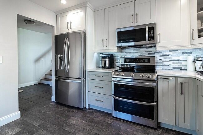 Kitchen with a small dining area if you want