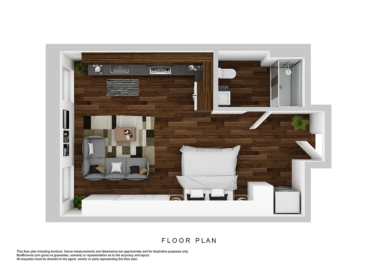 Floor plan Studio Historic Wing