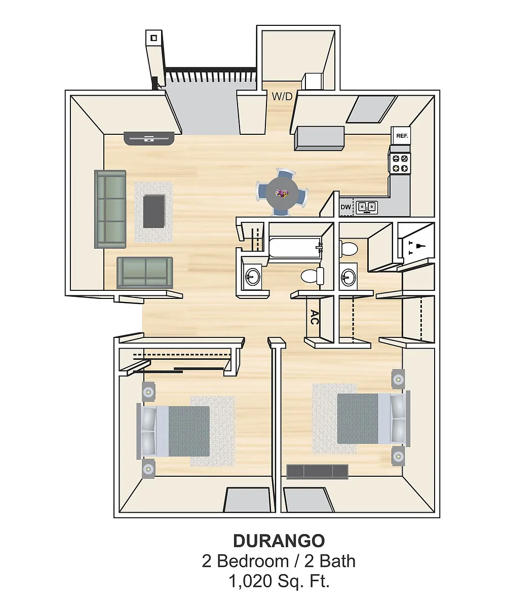 Floor plan Durango C- Rehab