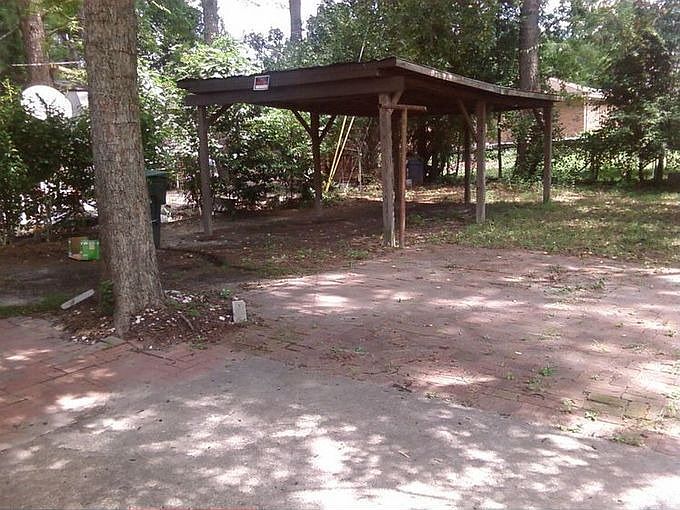 Carport In Backyard