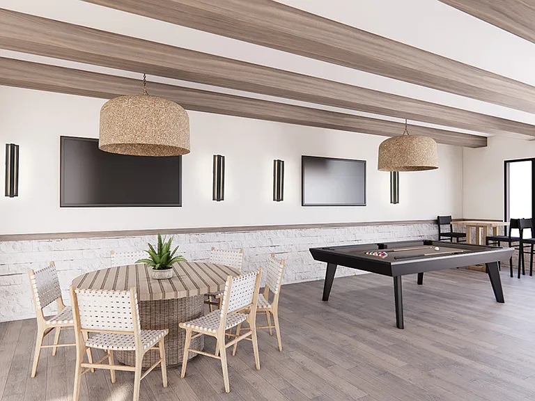 Our outdoor spaces offer the perfect backdrop, whether it is a friendly game of billiards or meaningful conversation with neighbors