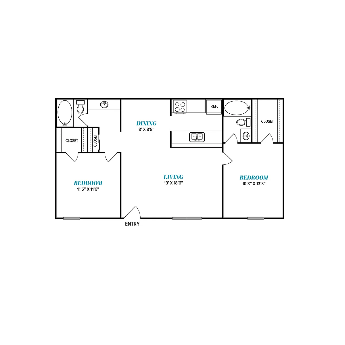 Floor plan B2 Classic