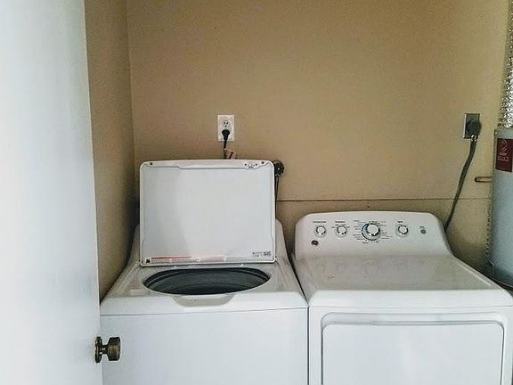 Washer and dryer