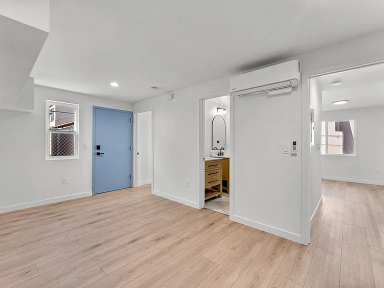 Living room, bathroom and two bedrooms