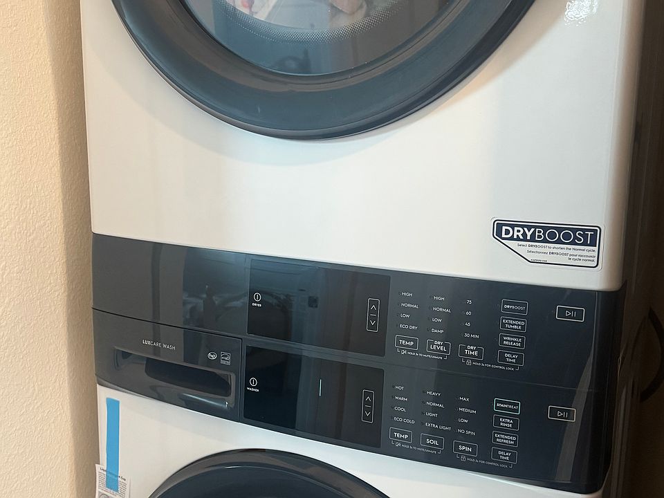 Washer and Dryer included