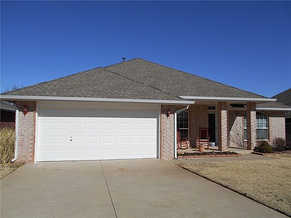 Home has a large two car garage.