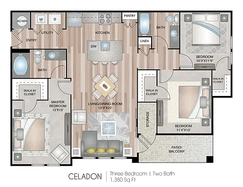 Floor plan Celadon
