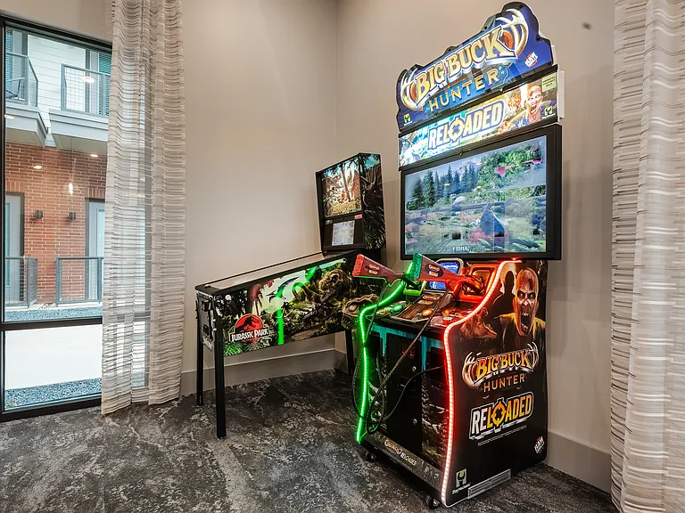 Game Room With Arcade Games