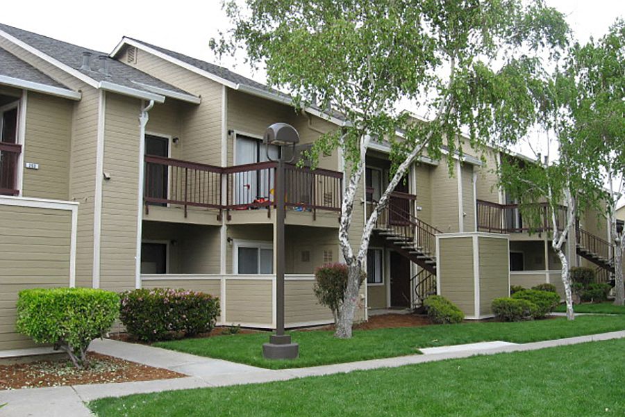 Homes include a patio or balcony