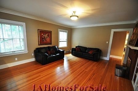 Living Room - Built in shelving along fireplace