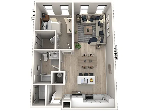 Floor plan A12