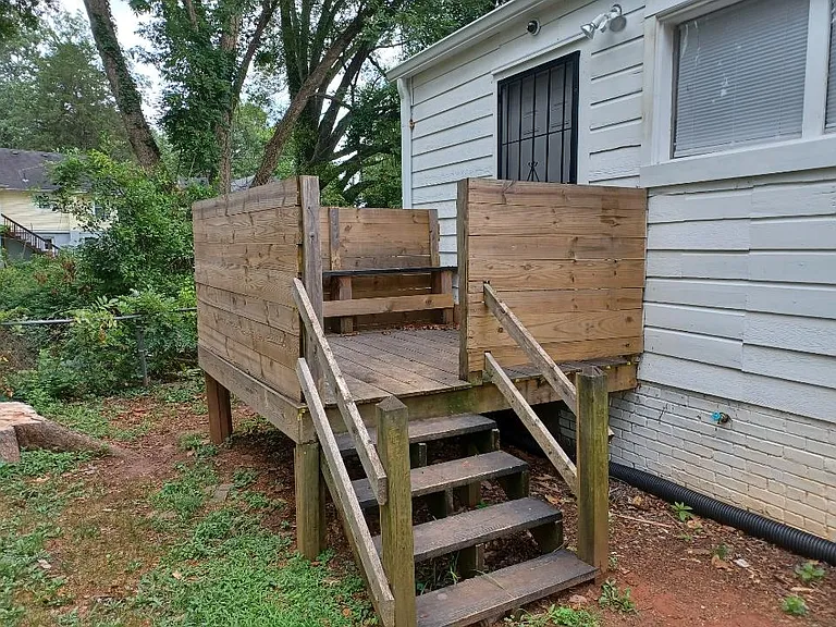 Back porch off of laundry room